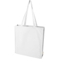 Florida 270 g/m² GRS recycled gusset tote bag 14L, White