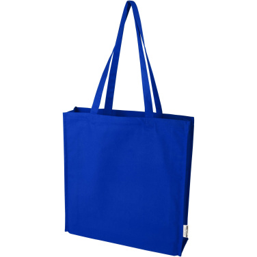 Logo trade promotional items picture of: Florida 270 g/m² GRS recycled gusset tote bag 14L