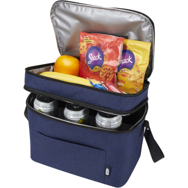 Logotrade promotional merchandise photo of: Tundra GRS RPET double compartments cooler bag 13L