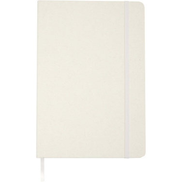 Logotrade promotional product image of: Bass A5 recycled hard cover notebook with lined pages