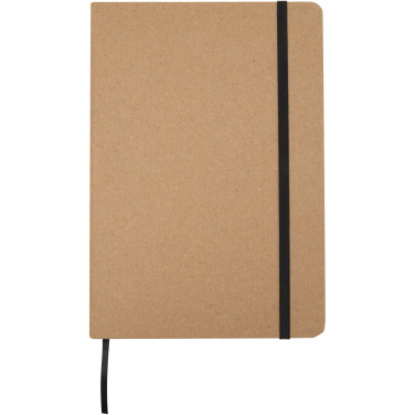 Logotrade promotional product image of: Holm A5 stone paper hard cover notebook with lined pages