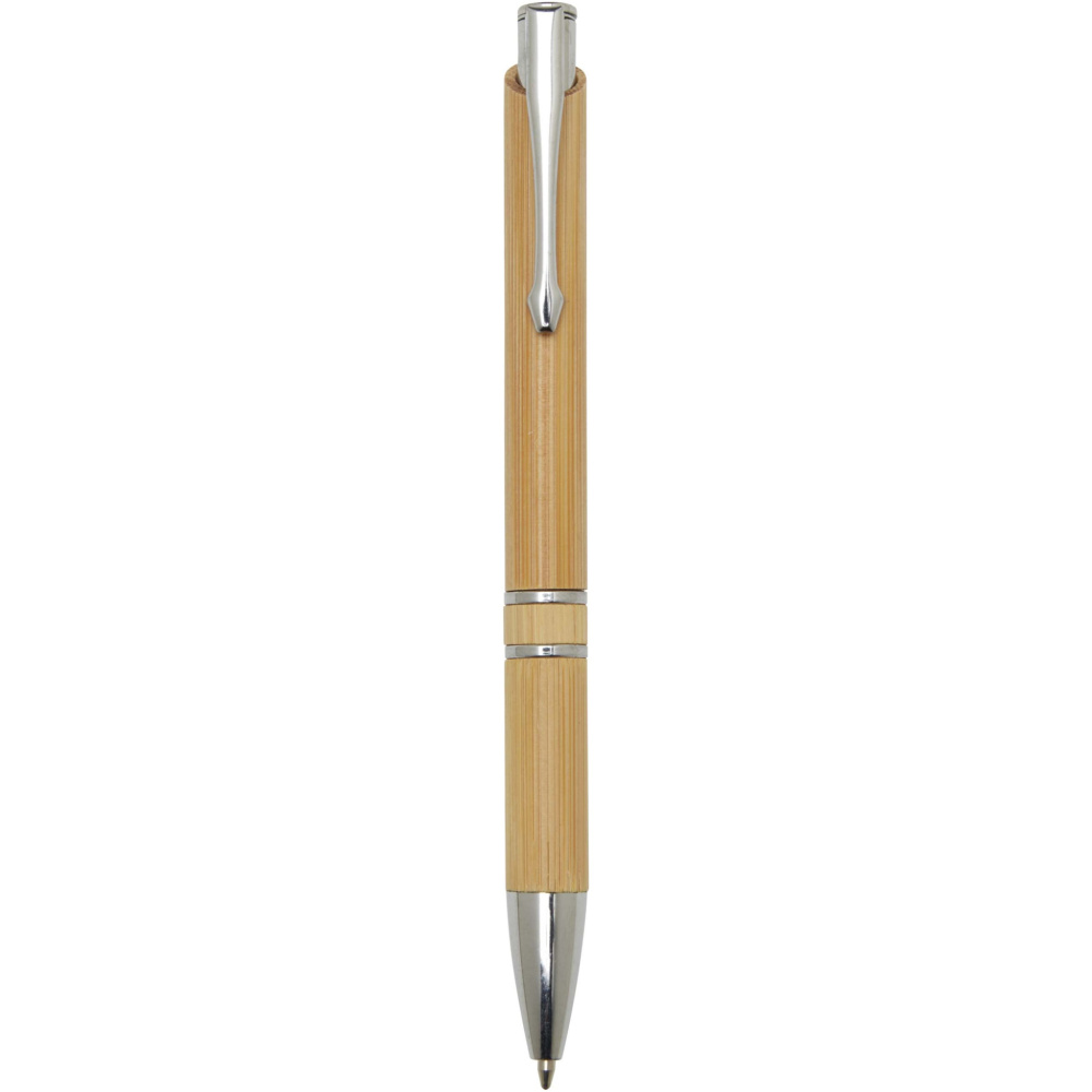 Logotrade advertising product picture of: Wicker bamboo ballpoint pen