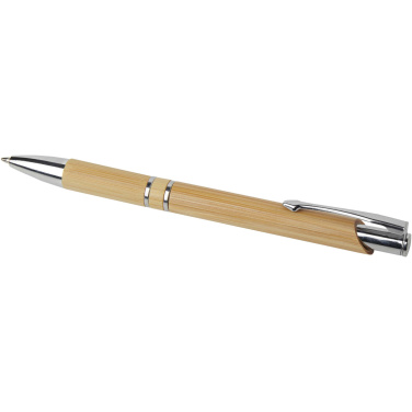 Logo trade promotional merchandise image of: Wicker bamboo ballpoint pen