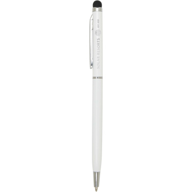 Logo trade promotional gifts image of: Ore aluminium ballpoint pen with stylus