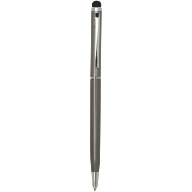 Logo trade promotional product photo of: Ore aluminium ballpoint pen with stylus