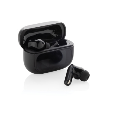 Logotrade promotional gift picture of: Airtune RCS recycled plastic ANC earbuds with touch screen