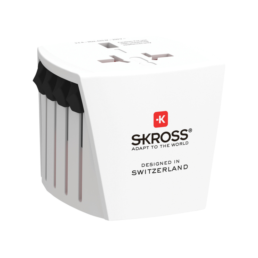 Logo trade promotional items picture of: SKROSS World Travel Adapter MUV Micro