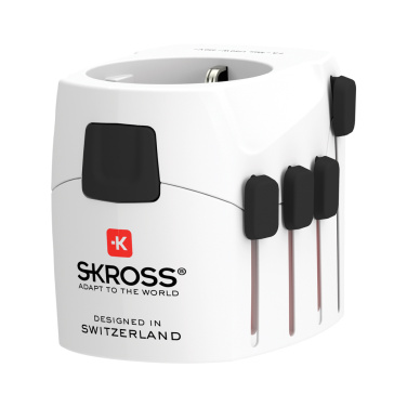 Logo trade promotional item photo of: SKROSS Pro 3-Pole World Travel Adapter