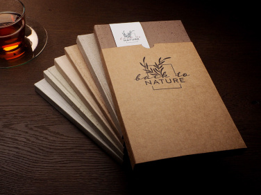 Logo trade promotional giveaways picture of: Recycled Coffee Notebook 209733900