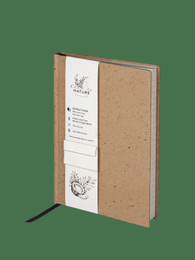 Logo trade promotional merchandise photo of: Recycled Coconut Notebook 209734100