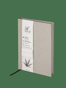 Logo trade corporate gifts image of: Recycled Hemp Notebook 209734300