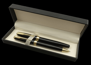 Logo trade promotional merchandise photo of: WINDSOR pen set 98003600