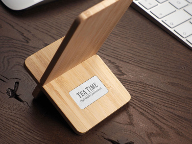 Logo trade promotional products image of: Wooden telephone stand 1834292