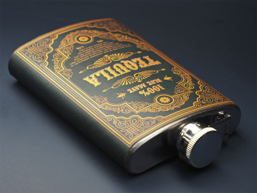 Logo trade promotional merchandise image of: Hip flask 426131