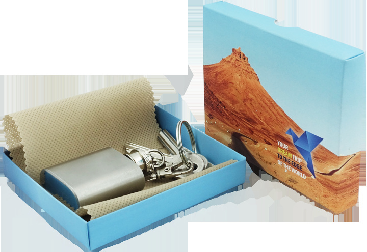 Logo trade promotional merchandise image of: Box (20x10,5x3,5cm) 984117