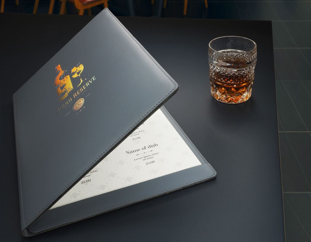 Logo trade promotional item photo of: Menu cover Fine Dining 1059094