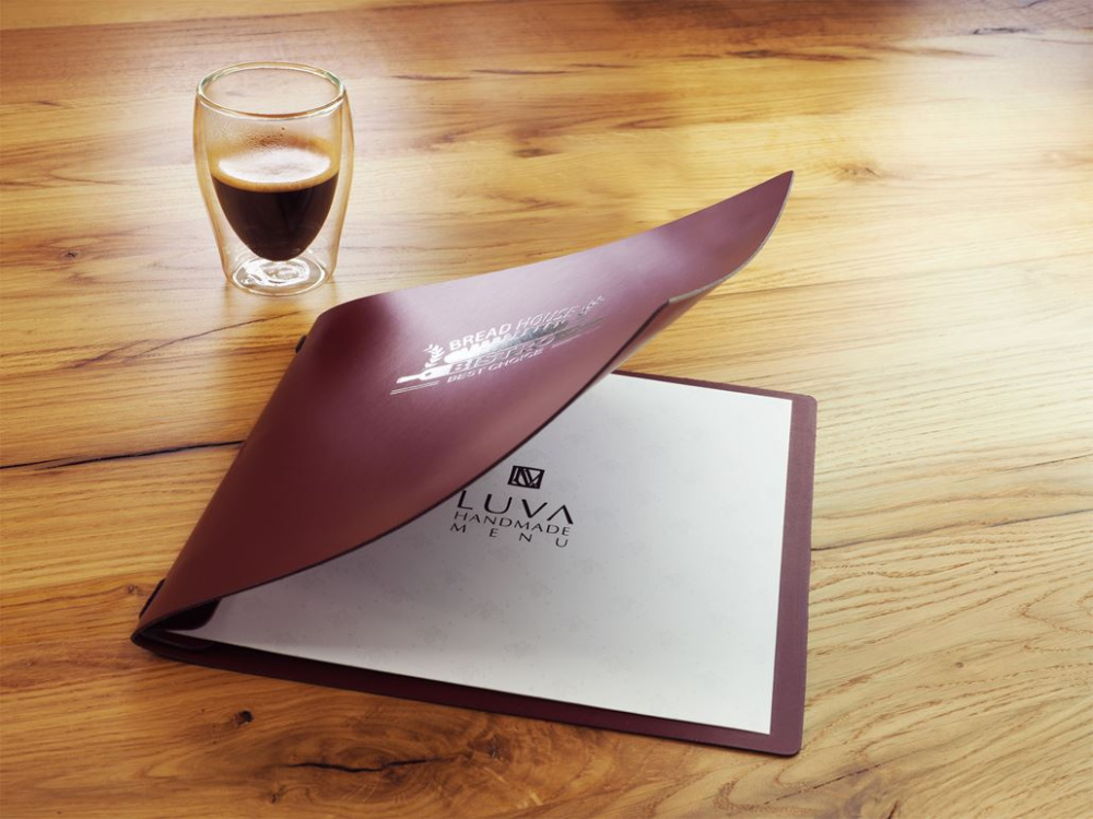 Logo trade corporate gifts image of: Menu cover Ambiente 1180094