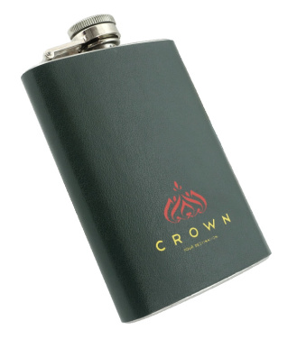 Logo trade business gifts image of: Hip flask 426119