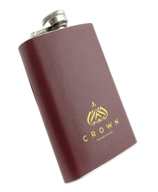 Logo trade business gifts image of: Hip flask 426119