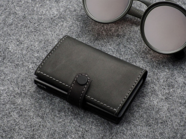 Logotrade promotional merchandise picture of: RFID wallet - Hunter Leather 2109284