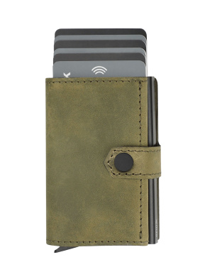 Logo trade advertising products picture of: RFID wallet - Hunter Leather 2109284