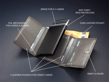 Logo trade corporate gifts image of: RFID wallet 1282131