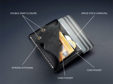 Logo trade advertising products picture of: Wallet 384131