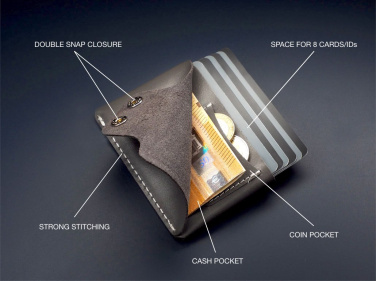 Logo trade business gift photo of: Wallet 384131