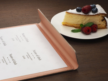 Logo trade business gift photo of: Menu cover 1241281