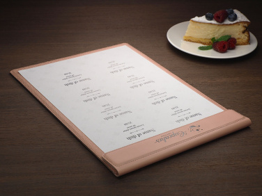 Logo trade promotional giveaways picture of: Menu cover 1241281