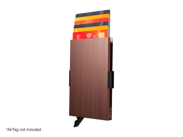 Logo trade corporate gifts image of: RFID credit card case with holder for AirTag 2163155