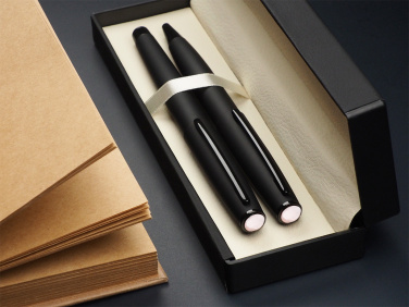 Logo trade corporate gift photo of: Opal stone Pen set 1286036