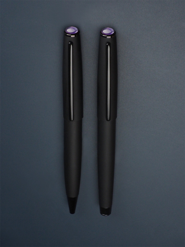 Logo trade promotional gift photo of: Amethyst Pen set  1288036