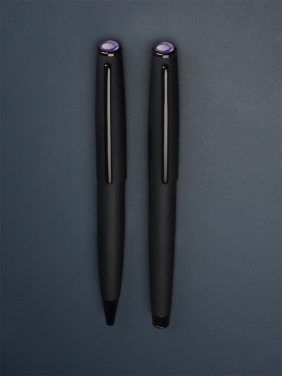 Logo trade advertising products picture of: Amethyst Pen set  1288036