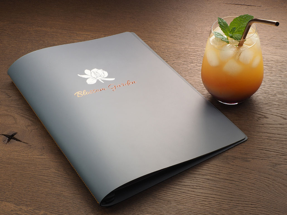 Logo trade promotional merchandise image of: Menu cover 1788094