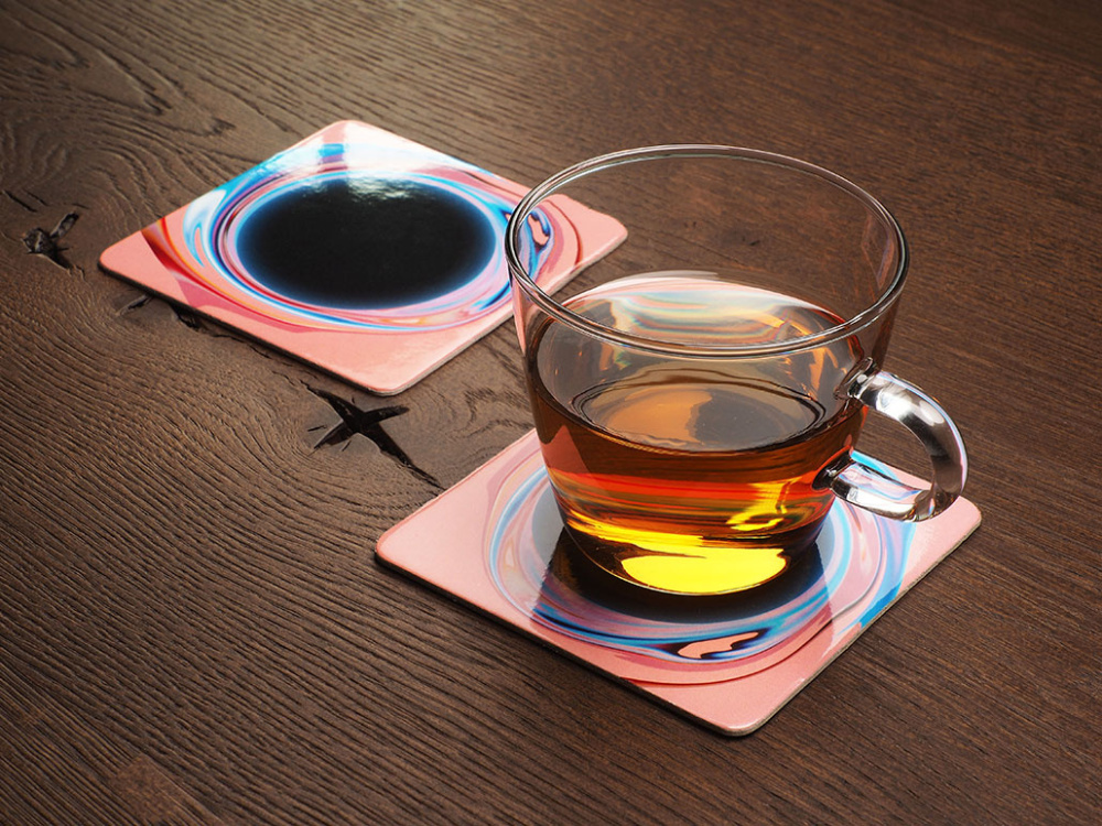 Logo trade promotional gifts image of: Printed paper coaster 1839117