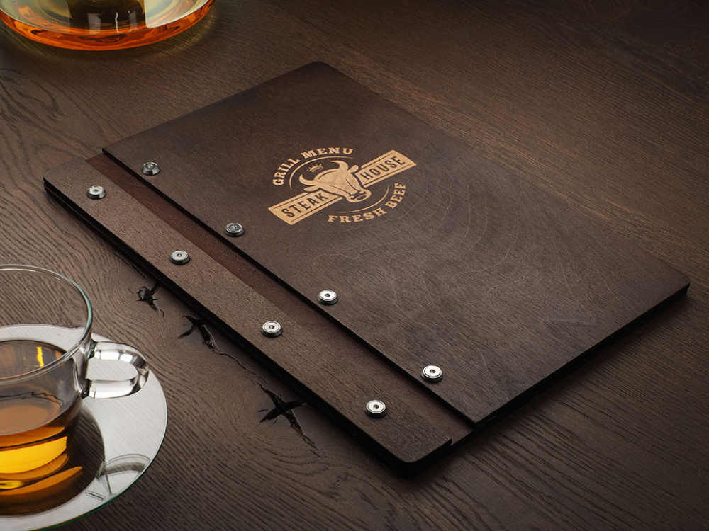 Logo trade promotional giveaway photo of: Menu cover 1860121