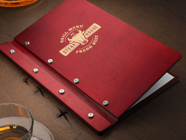 Logo trade promotional giveaways picture of: Menu cover 1860121