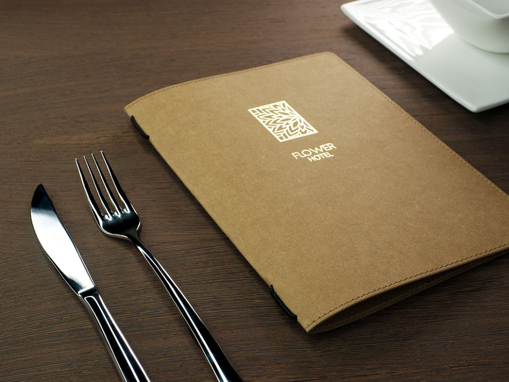 Logo trade corporate gifts image of: Menu cover Ambiente 1181106