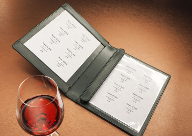 Logo trade promotional items image of: Menu cover 1056119