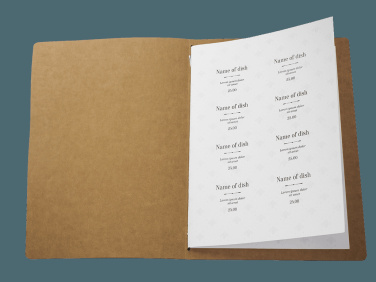 Logo trade promotional products image of: Menu cover Ambiente 1178106