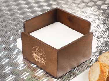 Logo trade promotional merchandise photo of: Napkin box 1957121