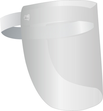 Logotrade corporate gift image of: TEMIDA tilting face shield 1424162