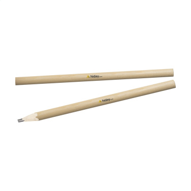 Logo trade promotional products image of: Carpenter wooden pencil