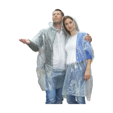 Logo trade promotional gift photo of: Clear poncho/raincoat