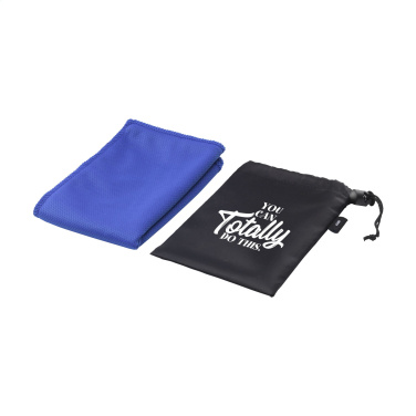 Logo trade promotional merchandise picture of: CoolDown RPET sports cooling towel