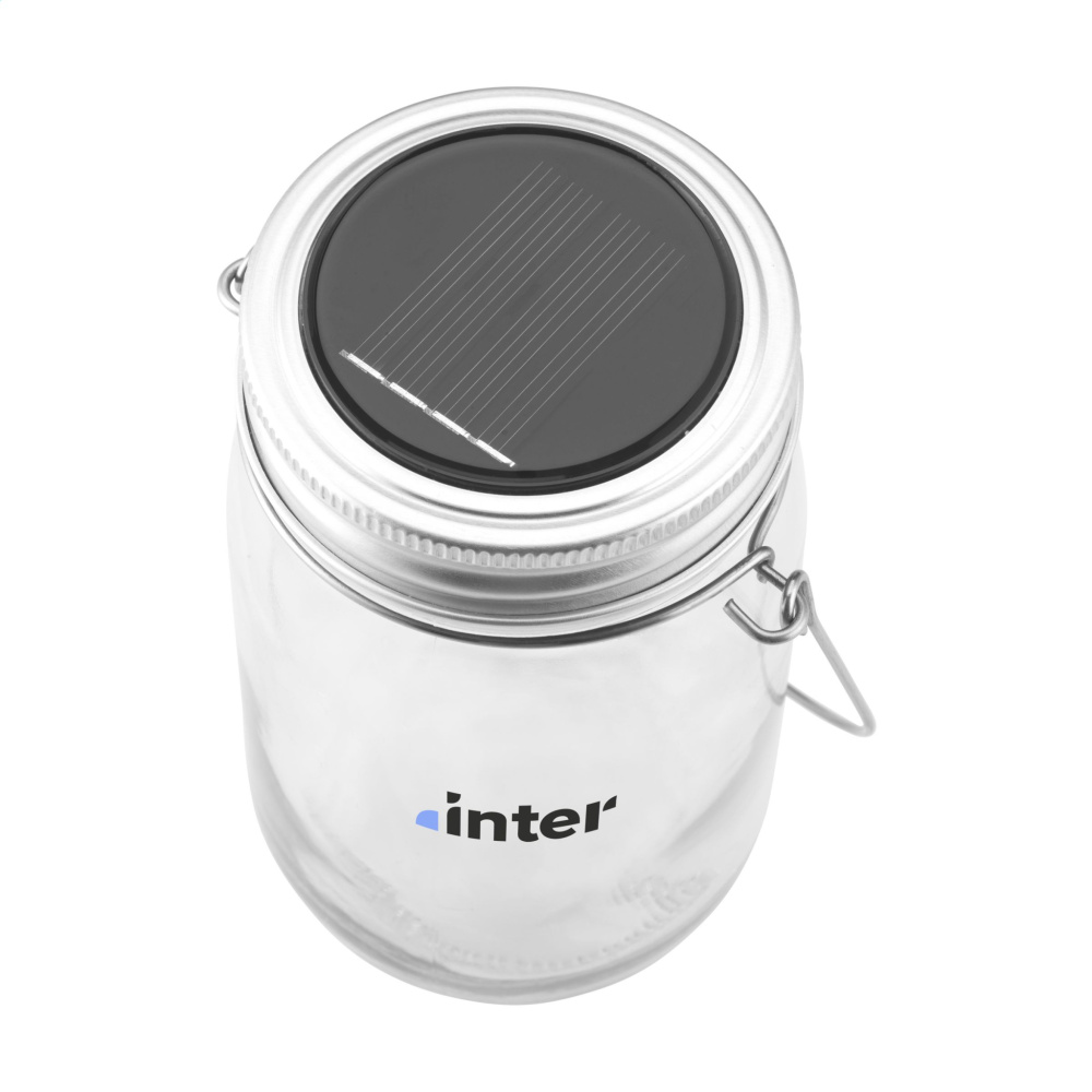 Logo trade corporate gifts image of: SunJar Solar Garden Light