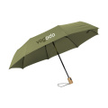 Michigan foldable RCS RPET umbrella 21 inch, olivegreen