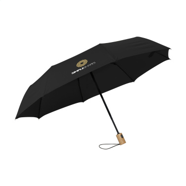 Logo trade advertising products picture of: Michigan foldable RCS RPET umbrella 21 inch