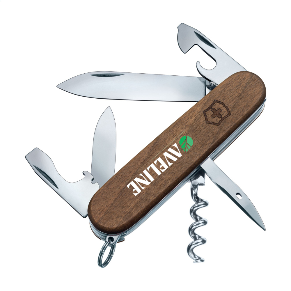 Logo trade corporate gifts image of: Victorinox Spartan Wood pocket knife